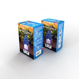 Фигура светодиодная Снеговик в шляпе 10см 1LED RGB 0.1Вт 4.5В IP20 на подставке элементы питания 3хAG13(LR44) (в компл.) Neon-Night 501-043