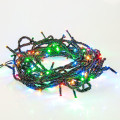 Гирлянда светодиодная Твинкл Лайт 10м 100LED мультиколор 10Вт 220-240В IP65 с контроллером 8 режимов провод ПВХ черн. Neon-Night 303-139