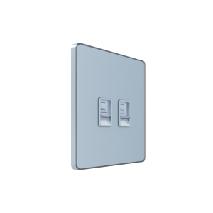 Systeme Infinity, Розетка информационная СУ RJ-45 кат.5e 2-я, Стальное небо