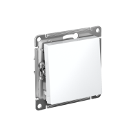 ATLASDESIGN 1-клавишный ВЫКЛЮЧАТЕЛЬ, сх.1, 10АХ, мех., быстрозажим. клем., БЕЛЫЙ ATN000111S