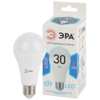 Лампа светодиодная LED A65-30W-840-E27 30Вт A65 грушевидная 4000К нейтр. бел. E27 Эра Б0048016
