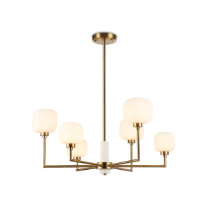 Потолочный светильник с мрамором G9*6