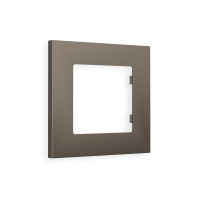 AF250631 Рамка ALFA Qubi Темная бронза матовый 1-ая AMBRELLA VOLT