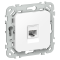 FLITE Розетка компьютерная RJ45 категория 6 UTP РК6-1-0-ФлБ белый IEK