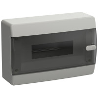 Корпус ЩРН-П-12 UNION Compact IP41 черн. прозр. дверь пластик. IEK UIC-KP12-N-12-41-K01