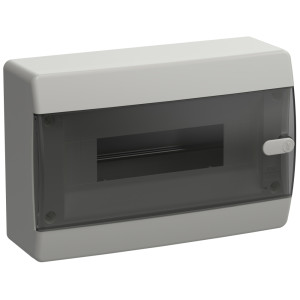 Корпус ЩРН-П-12 UNION Compact IP41 черн. прозр. дверь пластик. IEK UIC-KP12-N-12-41-K01