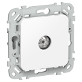 FLITE Розетка TV оконечная тип F РТВф-1-1-1-ФлБ белый IEK