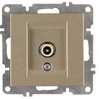 Arvia Electric, L/K Механизм, Розетка TV конц. с экраном, (титан)