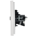 FORTE&PIANO Розетка двойная TV+RJ45 кат.5E FP236 белый IEK