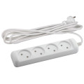 Удлинитель 4х5м без заземл. 10А IP20 U-4-5m-2х1 ПВС 2х1 Эра Б0028363