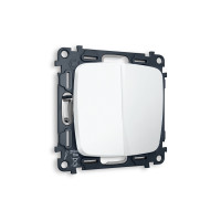 MO123020 Комплект механизма 2-кл проходного выключателя OMEGA Белый матовый QUANT OP1230, VM120 AMBRELLA VOLT