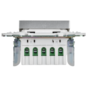SKANDY Кнопка звонка с индикацией для отелей 10А SK-V17S серебряный IEK