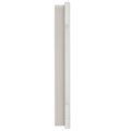 BRITE Рамка 1-местная РУ-1-2-Бр стекло белый матовый IEK