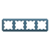 ATLASDESIGN ANTIQUE 4-постовая РАМКА, универсальная, ИЗУМРУД ATN100804