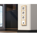 MA112005 Комплект механизма компьютерной розетки RJ-45 экранированной с автоматической защитной шторкой ALFA Белый глянец QUANT AP1120, VM185 AMBRELLA VOLT