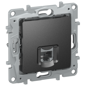 IEKETIKA Розетка компьютерная RJ45 категория 6 UTP 6726531 антрацит IEK