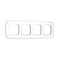 OF640134 Рамка OMEGA Coint Белый Стекло органическоеСеребро 4-ая AMBRELLA VOLT