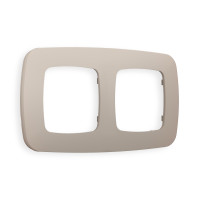 OF140362 Рамка OMEGA Ecta Серо-бежевый матовый 2-ая AMBRELLA VOLT