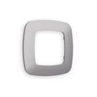 OF140501 Рамка OMEGA Ecta Сталь матовый 1-ая AMBRELLA VOLT