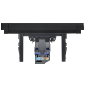 FORTE&PIANO Розетка компьютерная RJ45 кат.6 FP131M металл черный IEK