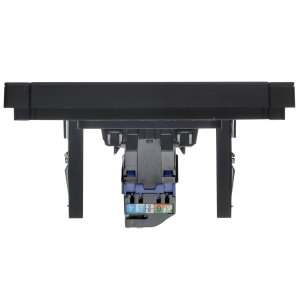 FORTE&PIANO Розетка компьютерная RJ45 кат.6 FP131M металл черный IEK