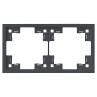 Двухместная рамка, базальт (35820 BT)