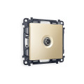 MA613030 Комплект механизма TV розетки проходной ALFA Шампань 5-1000 MHz 4dB QUANT (AP6130, VM211) AMBRELLA VOLT