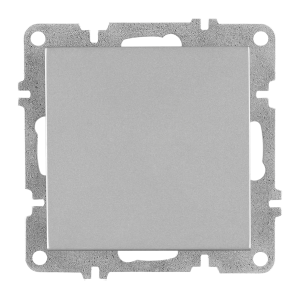 Arvia Electric, L/K Механизм, Выключатель одноклавишный, (серебро)