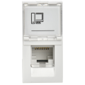 PRIMER РКИ-10-00-П-6 Розетка компьютерная RJ45 UTP кат.6 (1 модуль) белая IEK