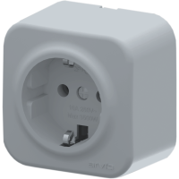 Arvia Electric, Aria, Розетка с заземлением, IP-20 (серый)