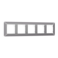 AF110505 Рамка ALFA Line Сталь матовый 5-ая AMBRELLA VOLT