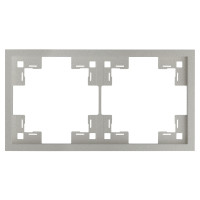 Двухместная рамка, платина (35820 PL)