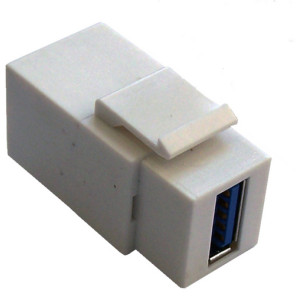 Разъем USB DATA, белый (147403 WT)