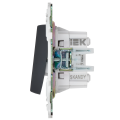 SKANDY Выключатель 2-клавишный перекрестный 10А SK-V06T титан IEK