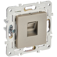 SKANDY Розетка компьютерная RJ45 кат.6 SK-K02Sh шампань IEK