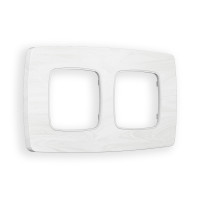 OF940102 Рамка OMEGA Opera Белый мрамор 2-ая AMBRELLA VOLT