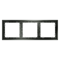 Рамка пластиковая VOLTUM S70 на 3 поста, (титан)