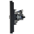 FORTE&PIANO Розетка двойная TV+RJ45 кат.6 FP737M металл никель IEK