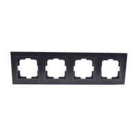 Рамка на 4 поста Mono Electric Despina графит 102-200000-163