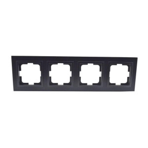 Рамка на 4 поста Mono Electric Despina графит 102-200000-163