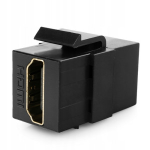Разъем HDMI F-F, черный (147402 BK)