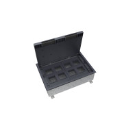 MultiDesk Люк на 16 модулей IP40 для бетонных полов с монтажной коробкой, тип MDK10 MDK10216