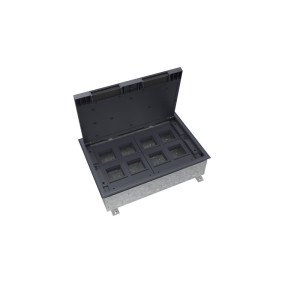 MultiDesk Люк на 16 модулей IP40 для бетонных полов с монтажной коробкой, тип MDK10 MDK10216
