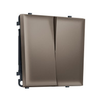 MS633020 Комплект механизма 2-кл проходного выключателя SIGMA Темная бронза матовый 10A-250V QUANT PRO (SP6330, PR120)