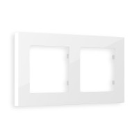 AF220102 Рамка ALFA Techno Белый глянец 2-ая AMBRELLA VOLT