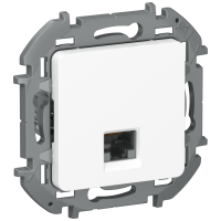 IEKINSPIRIA Розетка компьютерная RJ45 категория 6 UTP 6738301 белый IEK