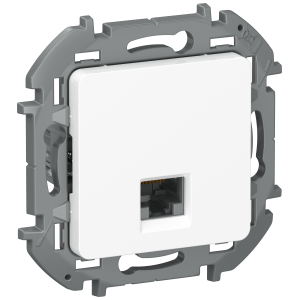 IEKINSPIRIA Розетка компьютерная RJ45 категория 6 UTP 6738301 белый IEK