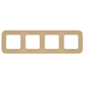 FLITE Рамка 4-местная РУ-4-А-ФлХ хаки IEK