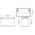 Аккумуляторные батареи MNB Battery LFP-12.8-100 (12.8В, 100 Ач, LiFePO4)