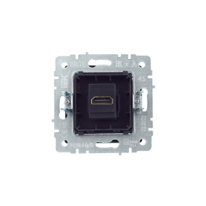 BRITE Розетка HDMI РHDMI-0-БрТБ темная бронза IEK